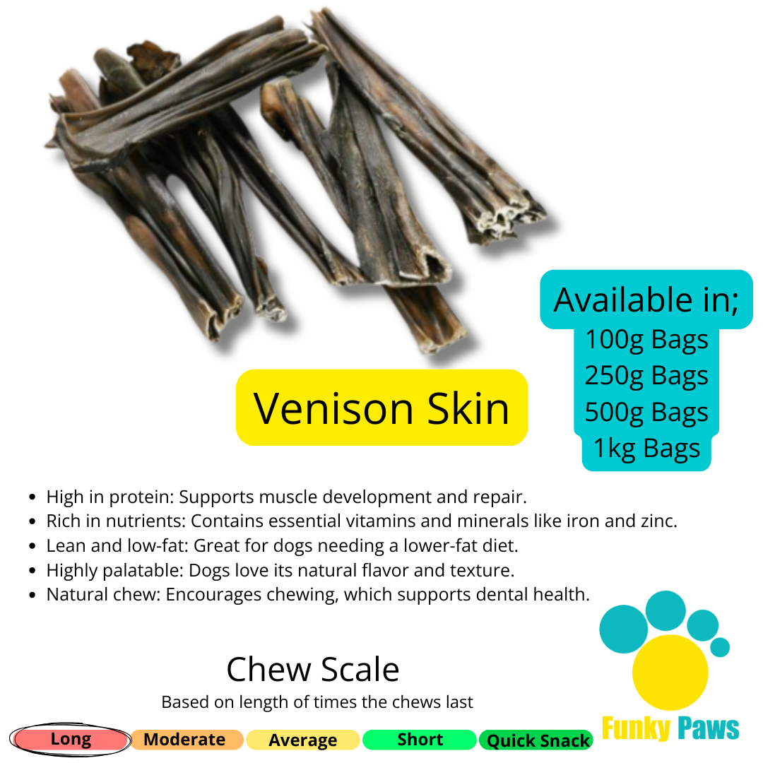 Venison Skin (1kg, 500g, 250g, 100g)