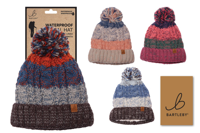 Adult Waterproof Bobble Hat