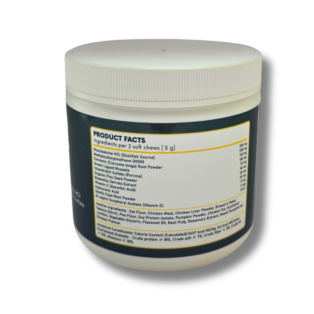 Hip & Joint Chews for Dogs | Glucosamine & Turmeric Mobility Supplement UK | Funky Paws Co