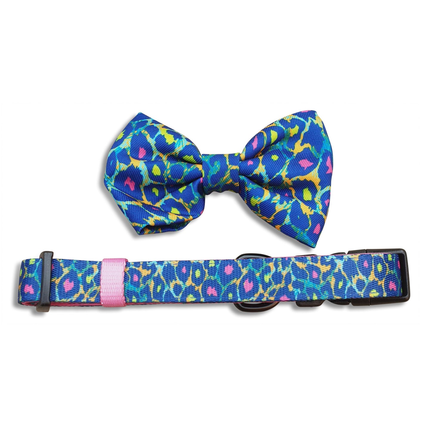 Collar & Bowtie - Funky Leopard Print