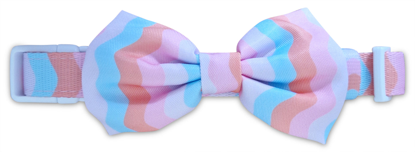 Collar & Bowtie - Funky Swirls