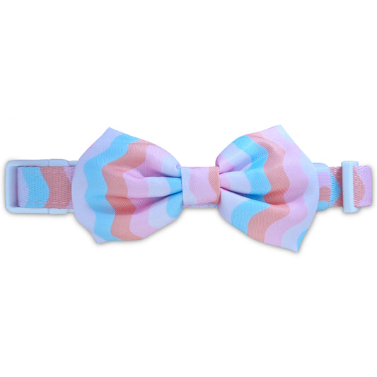 Collar & Bowtie - Funky Swirls