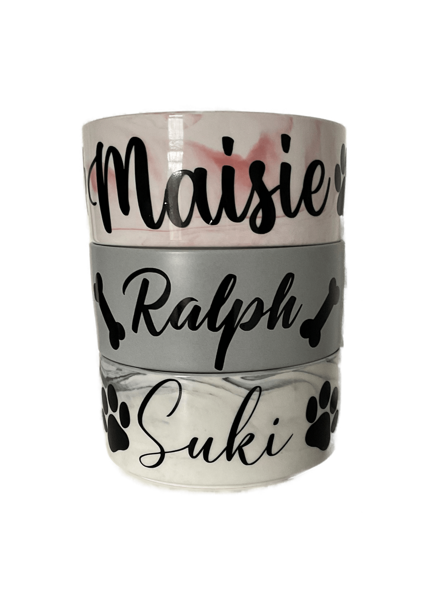 Personalised Ceramic Dog Bowls