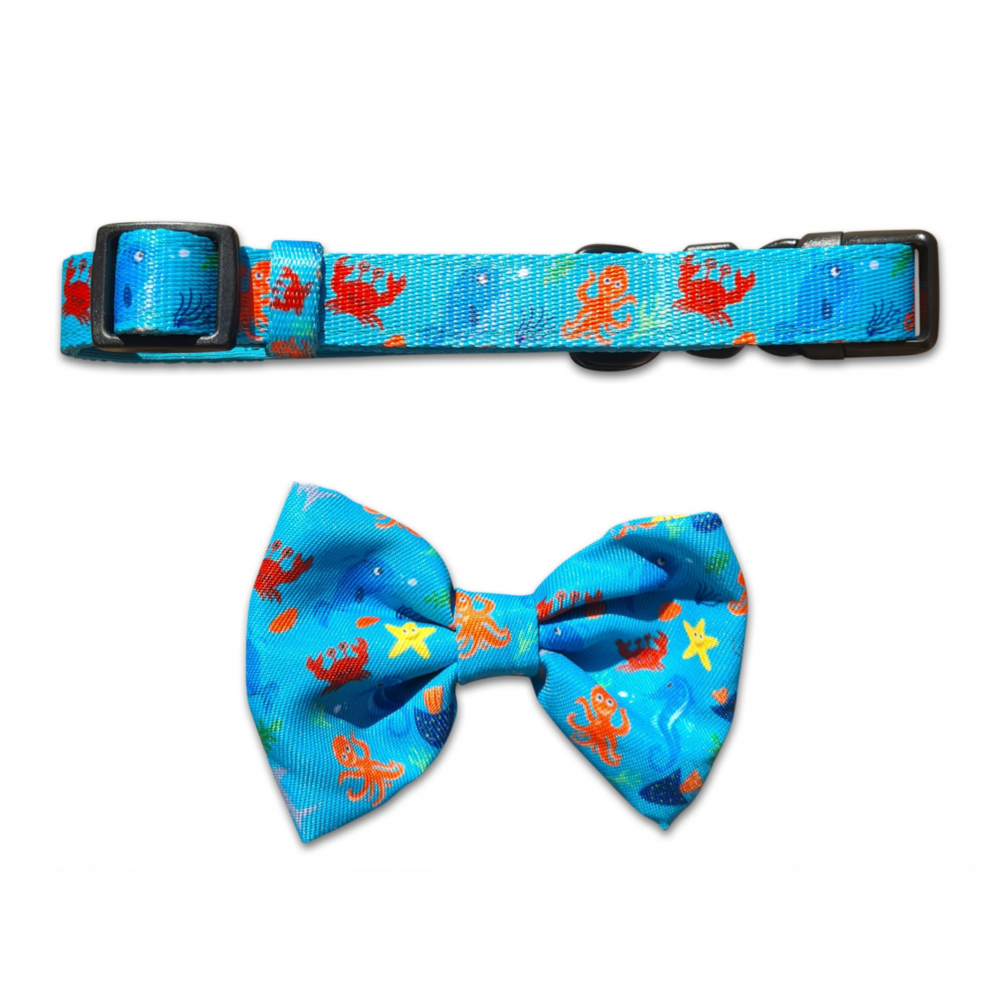 Collar & Bowtie - Sealife